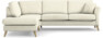 Eden - 2,5-sits soffa med divan - Vit