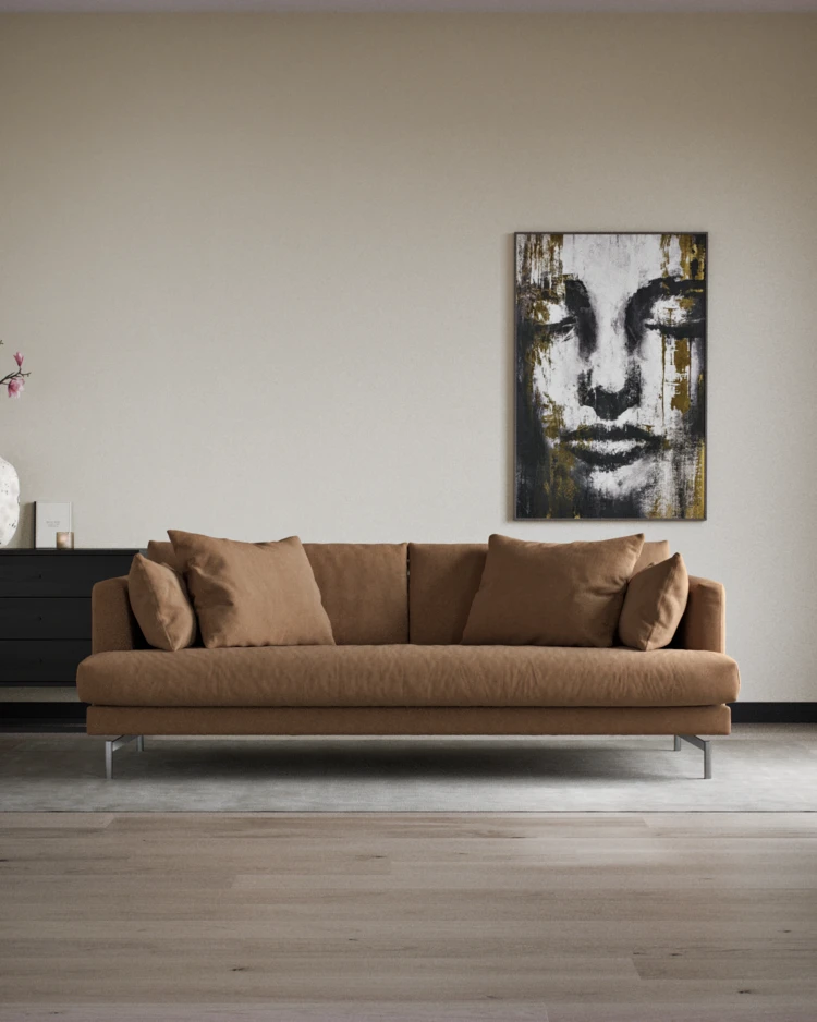 Harper - 3-sits soffa, hel dyna - inspiration
