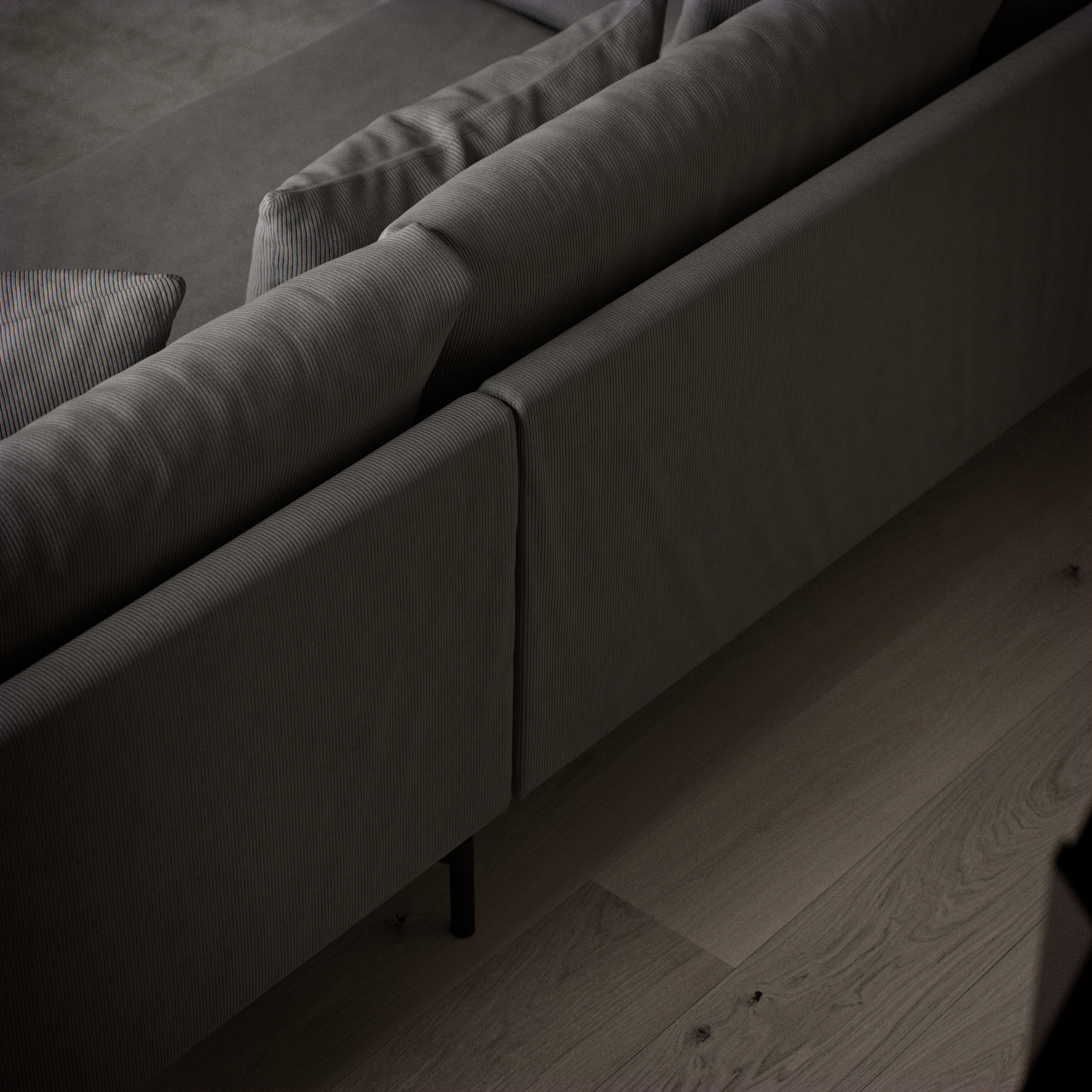 Harper - 3-sits soffa med divan höger - inspiration