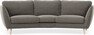 Madison - 3-sits soffa svängd, 70 cm - Grå