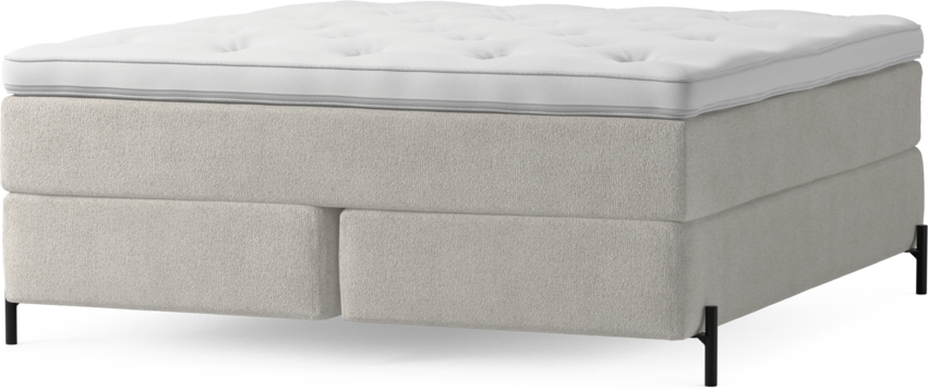 Delux Dream - Kontinentalsäng, dubbelsäng med bäddmadrass och sängben