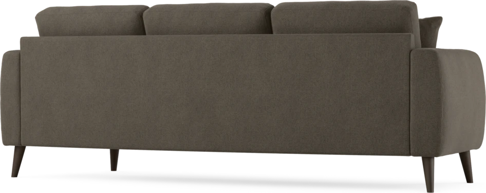 Eden - 3-sits soffa svängd - Brun