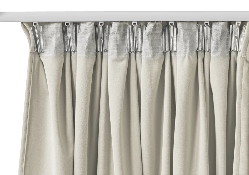 Velvet - Gardin, 140x250 cm, 2-pack - Beige