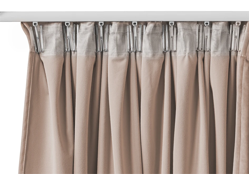 Velvet - Gardin, 140x250 cm, 2-pack - Rosa