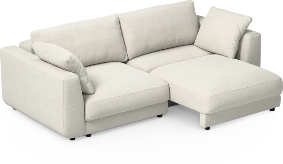 Amie - Bäddsoffa 3-sits - Vit