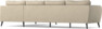 County - 3-sits soffa med divan höger - Beige