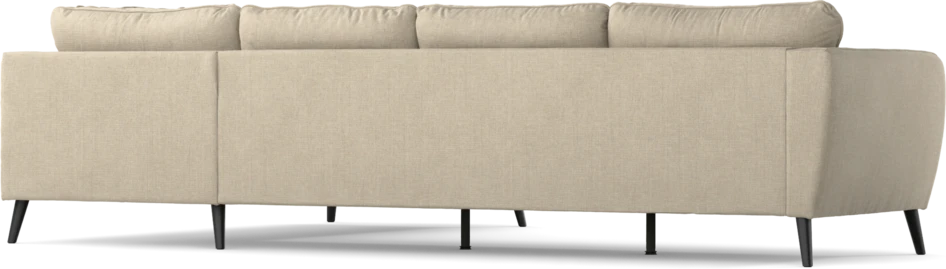 County - 3-sits soffa med divan höger - Beige