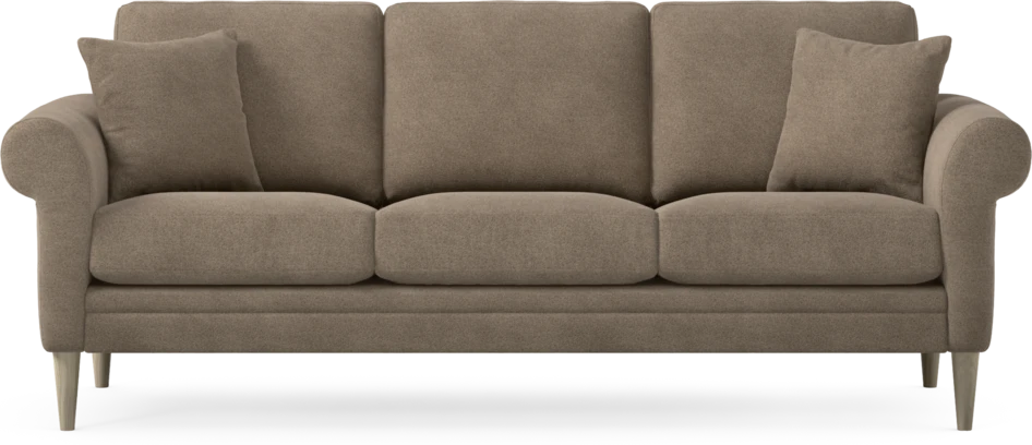 Eden - 3-sits soffa - Brun