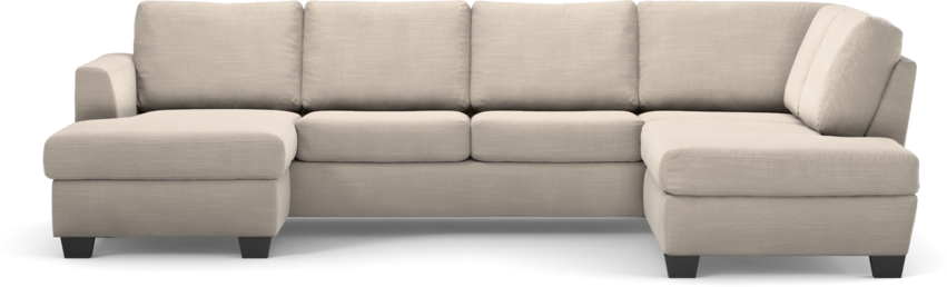 Friday - 3-sits soffa med schäslong vänster och divan höger - Beige
