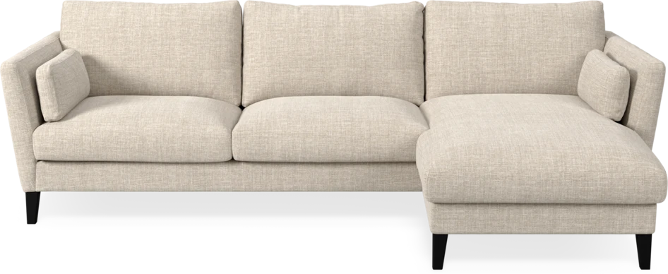 Winston - 3-sits soffa med schäslong, vändbar - Beige