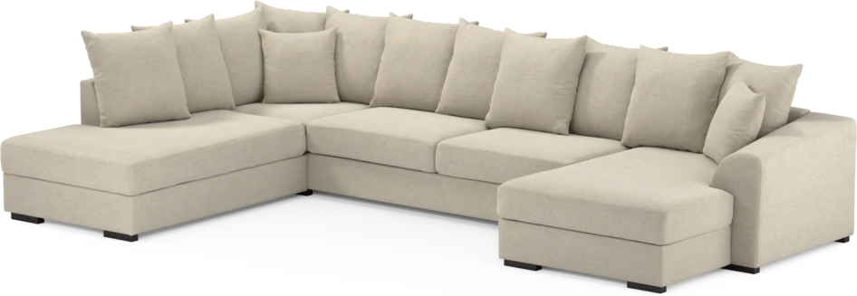 Town - 3-sits soffa med divan vänster och schäslong höger - Beige