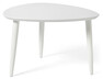 Anne - Soffbord, 70x70x45 cm - Vit
