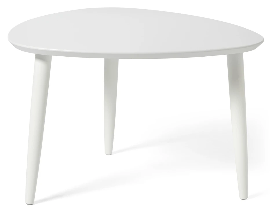 Anne - Soffbord, 70x70x45 cm - Vit