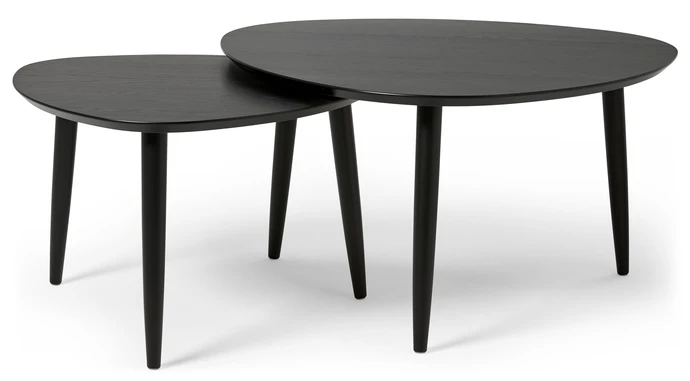 Anne, Satsbord, 90x90x48/70x70x45 cm