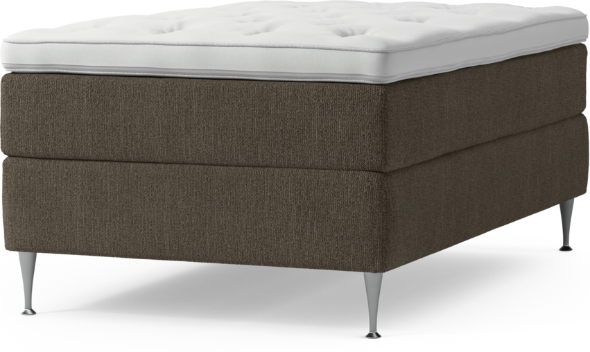 Delux Dream - Kontinentalsäng, enkelsäng 120 cm med bäddmadrass och sängben