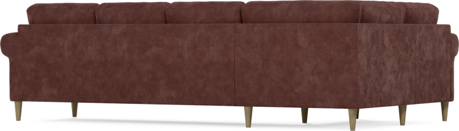 Eden - Hörnsoffa, 1+3-sits - Röd