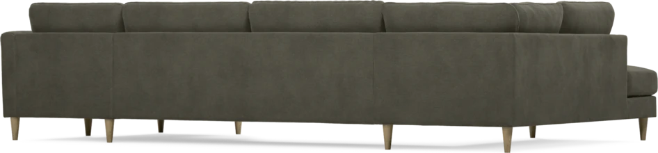 Bridge - 3-sits soffa med divan vänster och schäslong höger - Grå