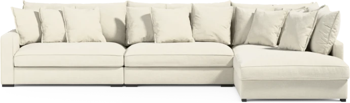 Rossi, 4-sits soffa med divan höger