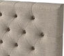 Delux Pikerad XL - Sänggavel, 90-210 cm - Beige