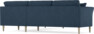 Eden - Hörnsoffa, 2,5+2,5-sits - Blå