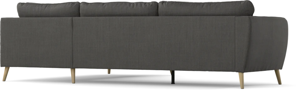County - 2,5-sits soffa med divan höger - Grå