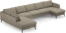 County - 4-sits soffa med divan vänster och schäslong höger - Beige