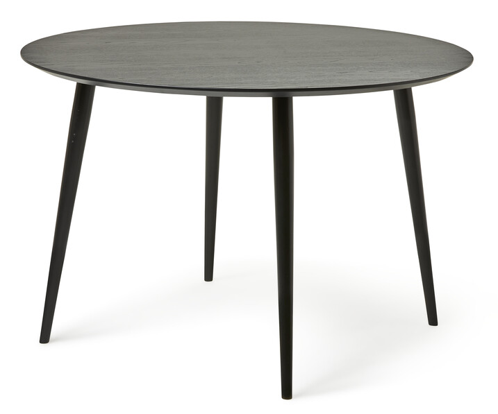 Lisa - Matbord, Ø 115 cm - Svart