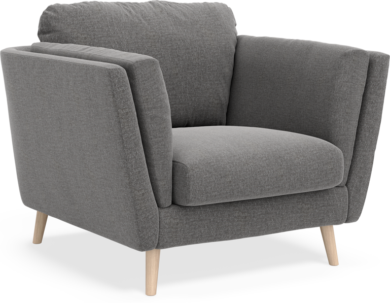 Madison Lux - Fåtölj, 70 cm - Grå