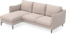Madison Lux - 2-sits soffa med schäslong vänster - Beige