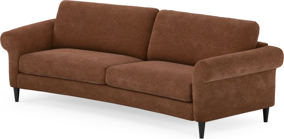 Bridge - 3-sits soffa svängd - Orange