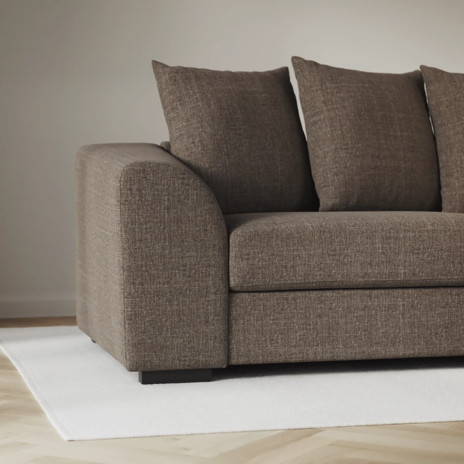 Town - 3-sits soffa - Brun