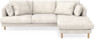 Harper - 4-sits med schäslong höger  - Beige