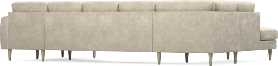 Eden - 3-sits soffa med divan vänster och schäslong höger - Beige