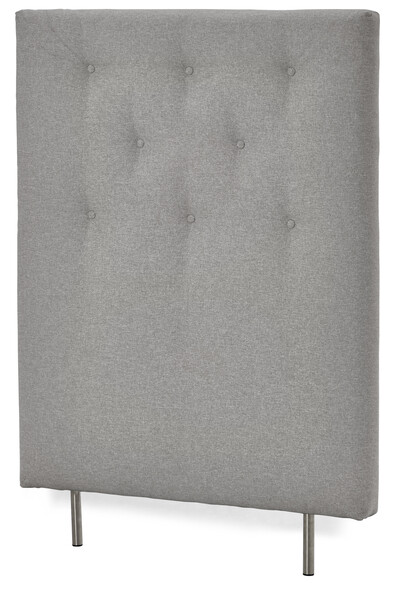 Pisa Grand pikerad - Sänggavel, B 90-140 cm - Grå