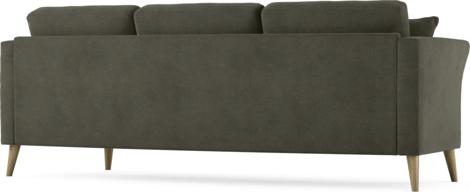 Eden - 3-sits soffa svängd - Grå