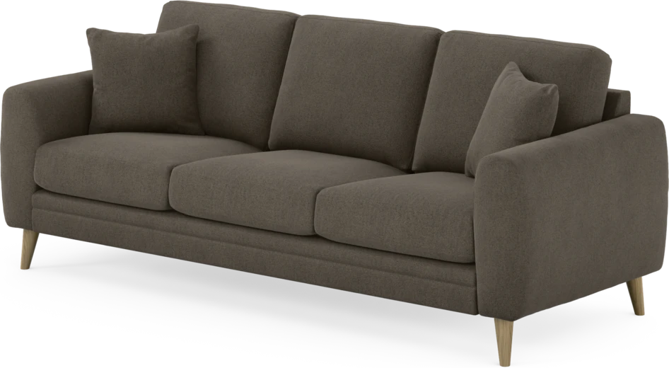 Eden - 3-sits soffa - Brun