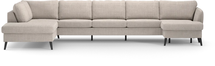 County, 4-sits soffa med divan vänster och schäslong höger