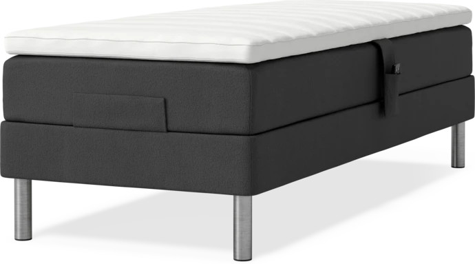 Roma Family, Ställbar säng, enkelsäng med bäddmadrass, B 80-120