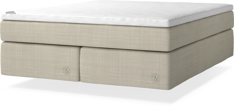 Cape Farewell Comfort - Kontinentalsäng, dubbelsäng med svävande utseende - Beige