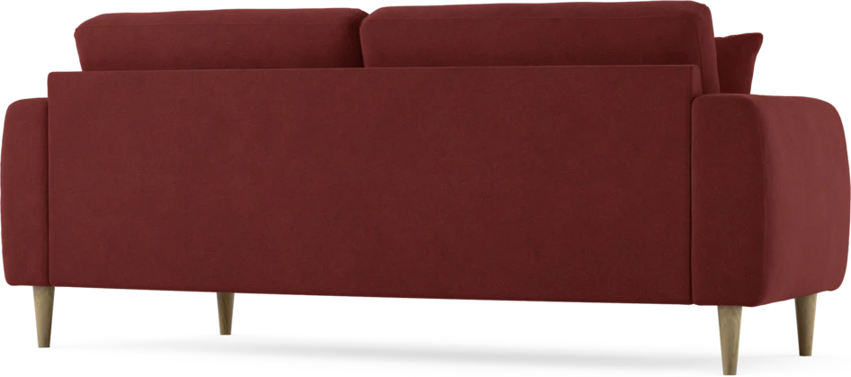 Eden - 2,5-sits soffa svängd - Röd