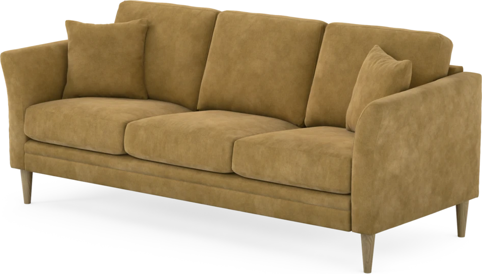 Eden - 3-sits soffa - Gul