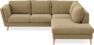 Madison - 2-sits soffa med divan höger - Brun
