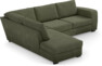 Friday - 2,5-sits soffa med divan vänster - Grön