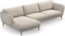 Madison Lux - 3-sits soffa med schäslong vänster - Beige