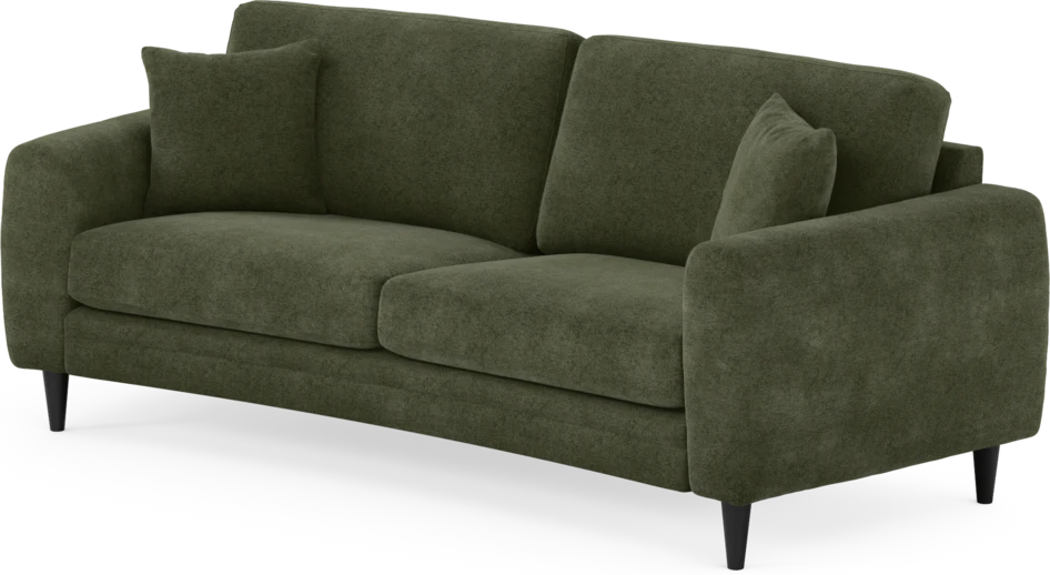 Eden - 2,5-sits soffa svängd - Grön