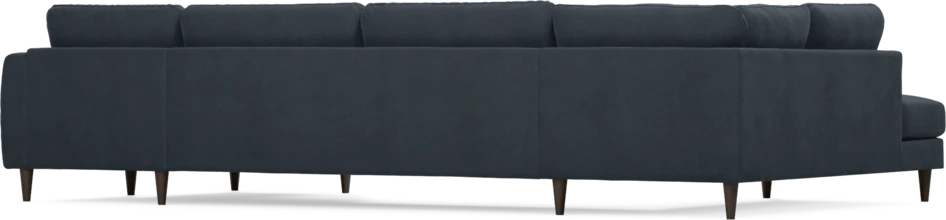 Bridge - 3-sits soffa med divan vänster och schäslong höger - Blå