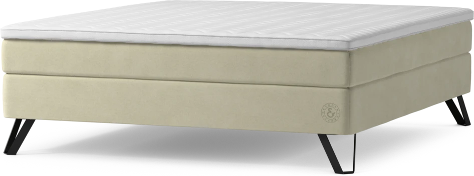 Saltskär Comfort - Kontinentalsäng, dubbelsäng med bäddmadrass Comfort och sängben