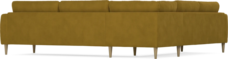 Bridge - Hörnsoffa, 2+3-sits - Gul