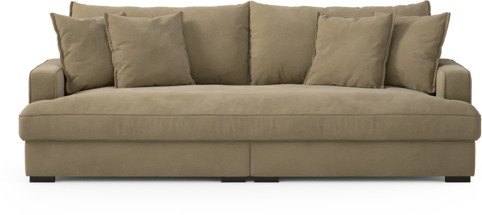 Rossi - 3-sits soffa, hel dyna - Beige