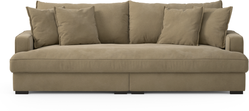 Rossi - 3-sits soffa, hel dyna - Beige